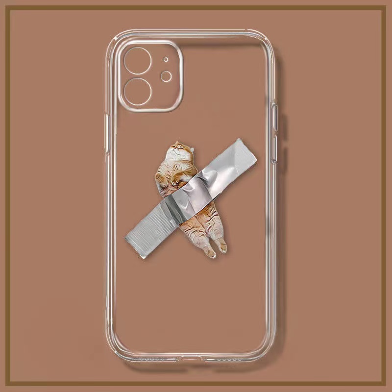 Ốp Điện Thoại Mềm In Hình Mèo Thời Trang Cho iphone 6s / 7 / 8plus / xr / 11 / 12 / 13promax / 14
