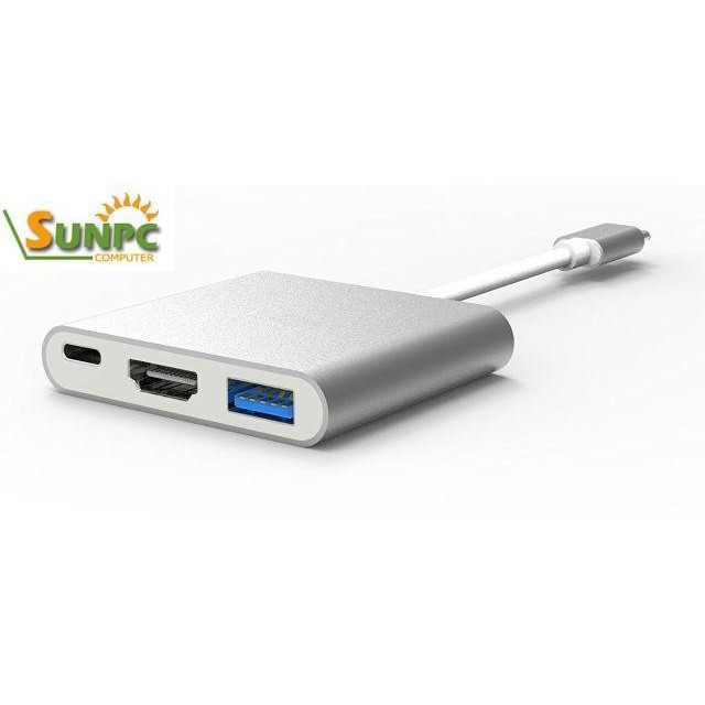 Cáp chuyển USB Type-C to HDMI and USB 3.0 Adapter