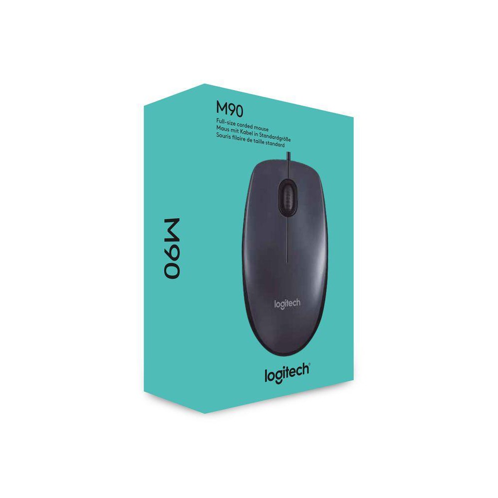 Chuột có dây Logitech M90 - Siêu bền, siêu tiết kiệm, nhỏ gọn, thiết kế ôm tay | BigBuy360 - bigbuy360.vn