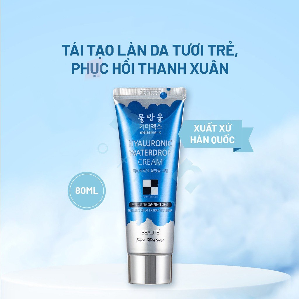 Kem Dưỡng Ẩm Dưỡng Da Cấp Nước Hàn Quốc Melasma-x Hyaluronic Water Drop Cream | BigBuy360 - bigbuy360.vn