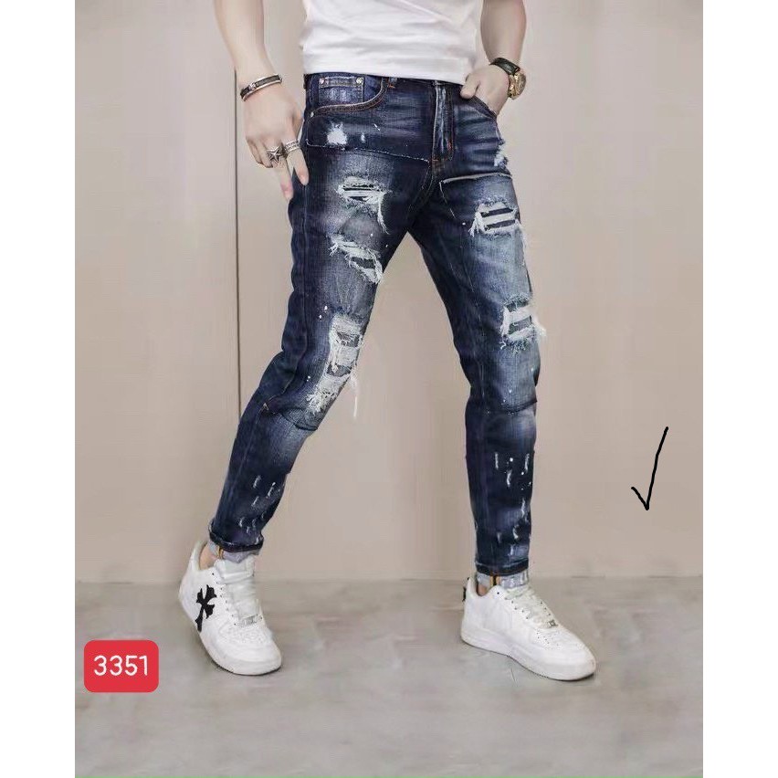 Quần jean nam vảy sơn dsq cao cấp hàng quảng châu chuẩn shop mẫu mới nhất Phuongnamshop kva1