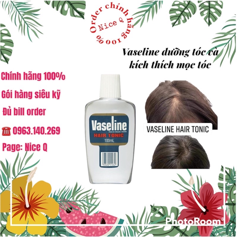 Dầu dưỡng tóc Vaseline - Vaseline hair tonic 100ml