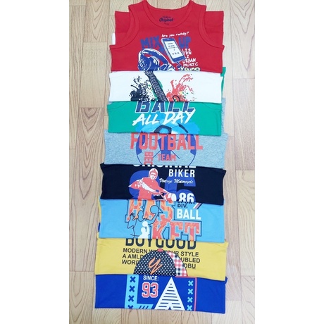 Bộ Thun Ba Lỗ Bé Trai VnXk 20kg-50kg