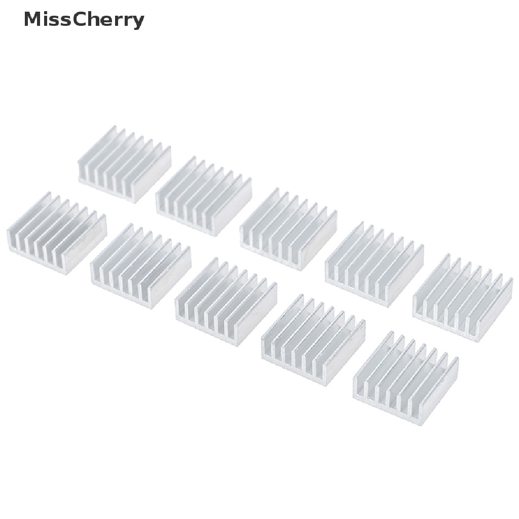 Bộ 10 Chip Tản Nhiệt Bằng Nhôm Chất Lượng Cao Kích Thước 14X14X6Mm
