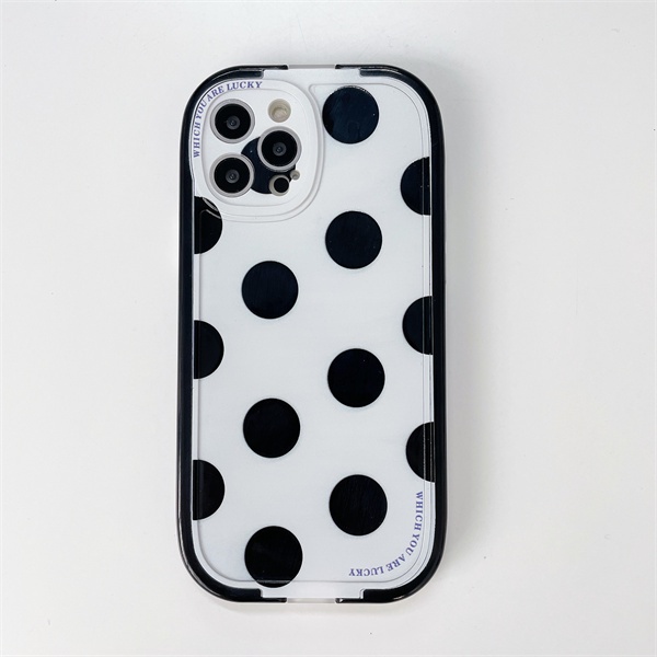 Ốp Điện Thoại Họa Tiết Chấm Bi 2 Trong 1 Chống Nước Chống Rơi Cho iPhone 13 13 Pro Max 12 12Pro 12ProMax 1111ProMax X