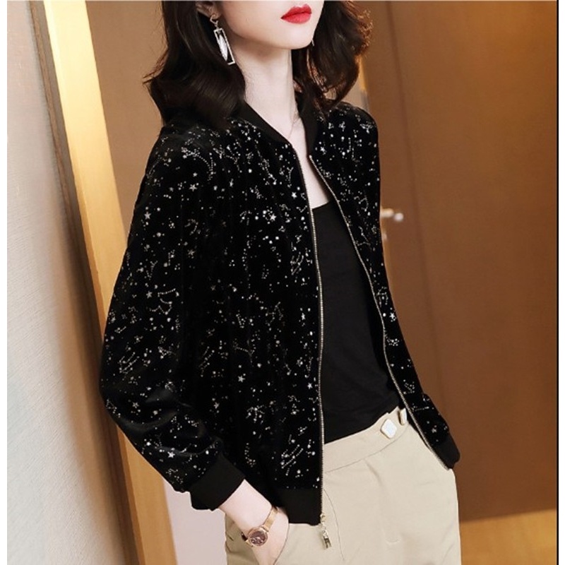 Áo khoác nữ dáng ngắn Bóng Chày Vải Chiffon Chống Nắng Thời Trang Cho Nữ