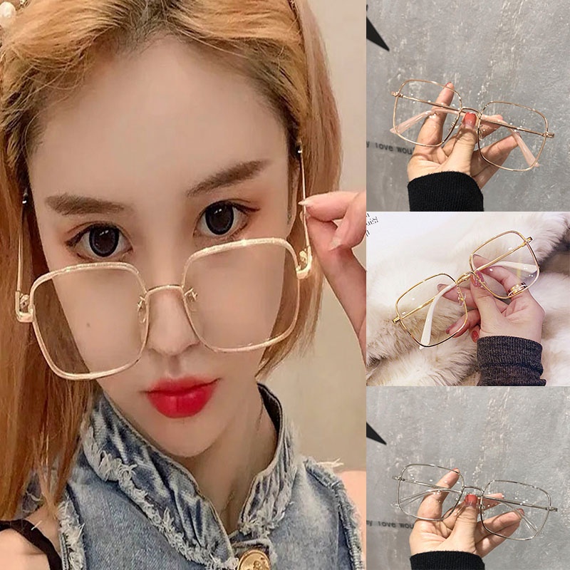 Kính mát gọng kim loại chống tia sáng xanh và tia bức xạ thời trang dành cho nữ