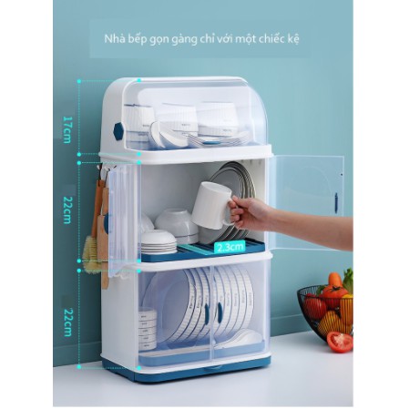 Kệ đựng gia vị nhà bếp, hộp đựng dụng cụ nhà bếp gỗm hũ, đũa thìa