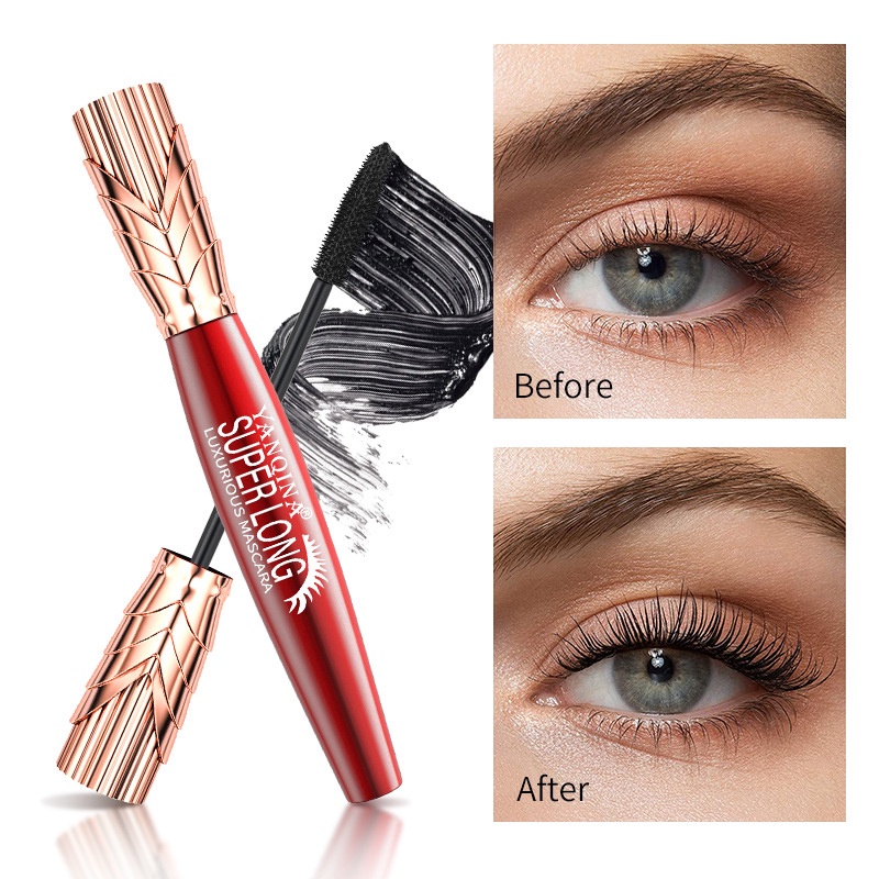 Mascara lợi lụa mềm làm dài và dày mi trang điểm chống nước