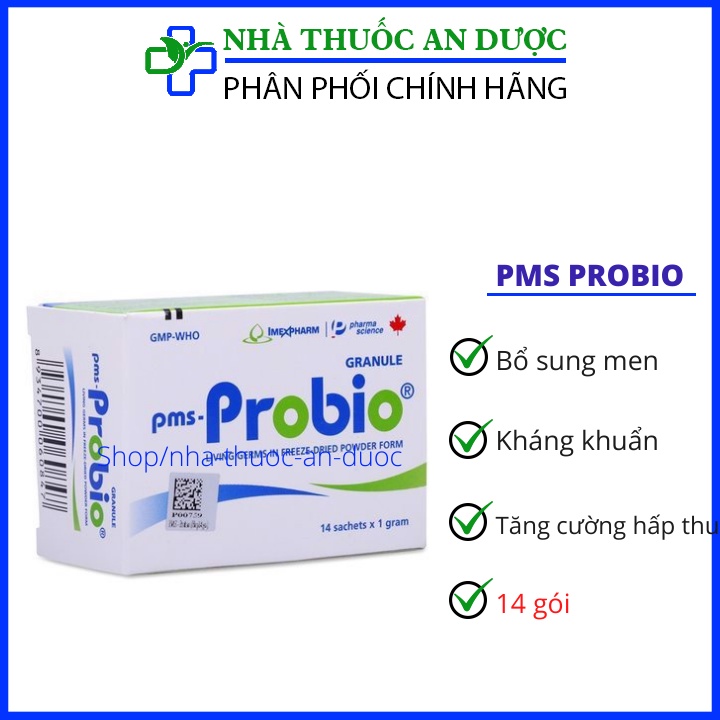 Men tiêu hóa Probio IMP tăng cường hệ vi sinh đường ruột , giảm đau bụng đầy hơi hộp 14 gói