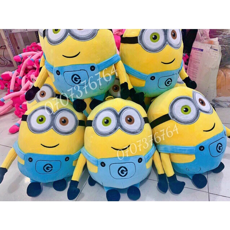 40cm Gấu Bông MINION Ú MẮT 3D Cao Cấp-Chất Miniso Mềm Mịn-Xịn Xò