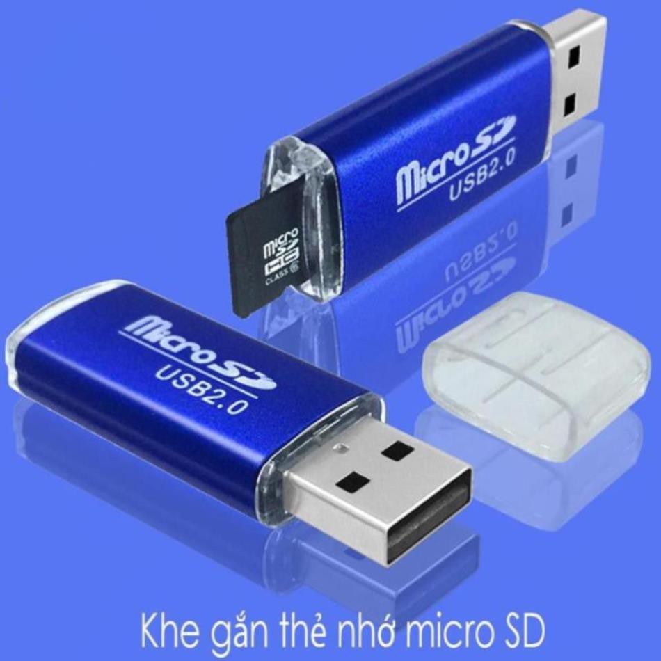 Đầu đọc thẻ nhớ micro SD tốc độ cao, vỏ nhôm siêu nhẹ-Chất lượng