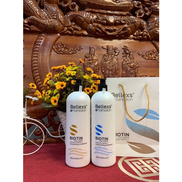 Gội xả biotin bellexs