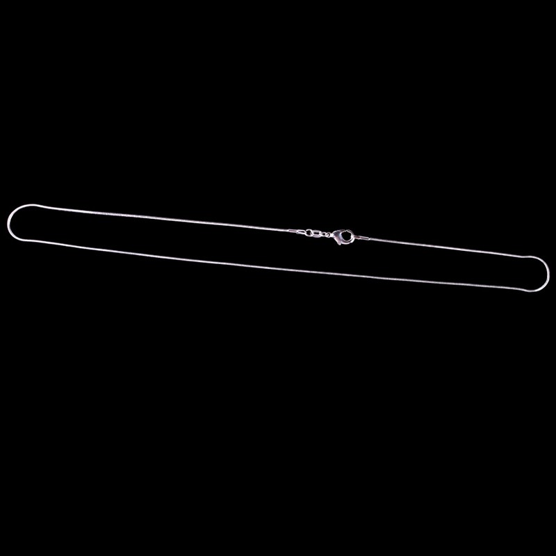 Dây chuyền mạ bạc dạng dây xích 45.72 cm 1mm