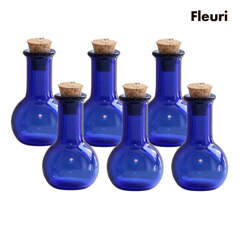 Set 6 Bình Thủy Tinh Mini Có Nút Bần Chặn