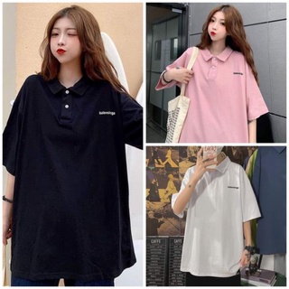 Áo polo nam nữ basic nhiều màu in dòng chữ