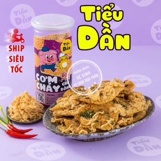 Cơm cháy chà bông hũ lớn 300g Tiểu Dần đồ ăn vặt vừa ngon vừa rẻ