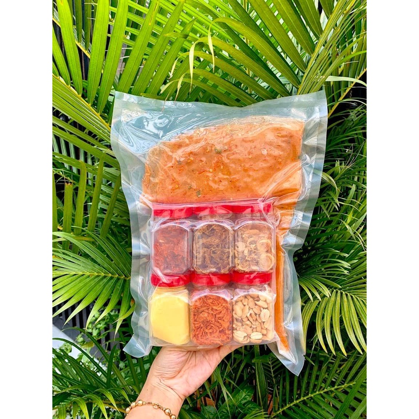 Set bánh tráng dẻo tôm bơ lục vị