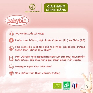 Thực phẩm bổ sung bột ăn dặm pha sữa hữu cơ babybio 220g  6 tháng - ảnh sản phẩm 6