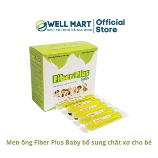 Men ống fiber plus baby giảm táo bón cho bé hộp 20 ống