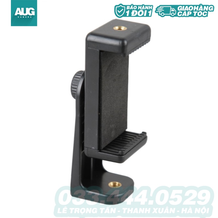 Đầu kẹp điện thoại 2 chiều cho chân máy ảnh tripod - AUG Camera