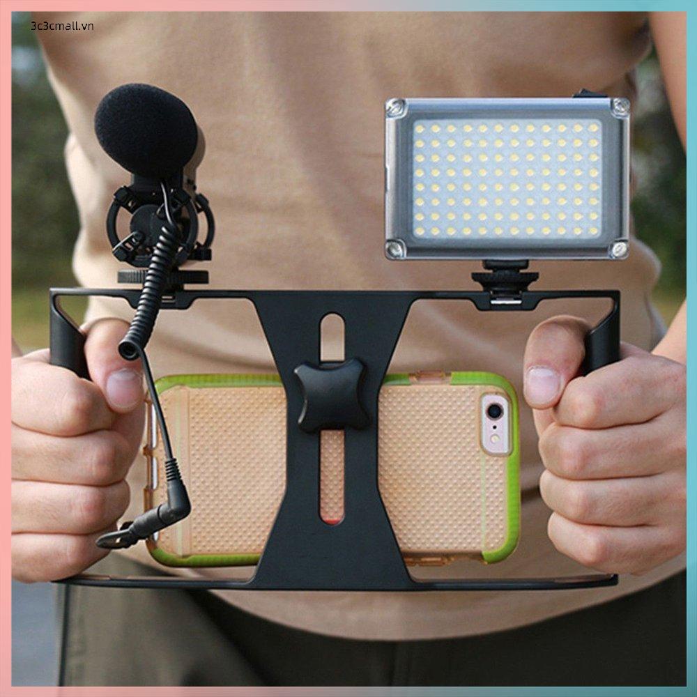 ⚡chất lượng cao⚡Video Camera Cage Stabilizer Film Making Rig For Smart Phone Video Rig Bracket | BigBuy360 - bigbuy360.vn