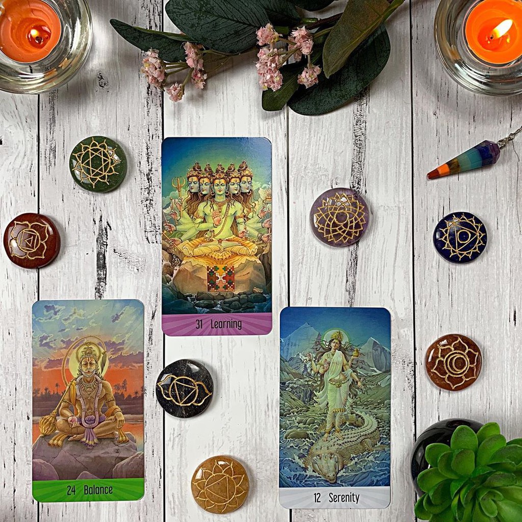 Bộ Bài Sacred Mysteries - The Chakra Oracle (Mystic House Tarot Shop)