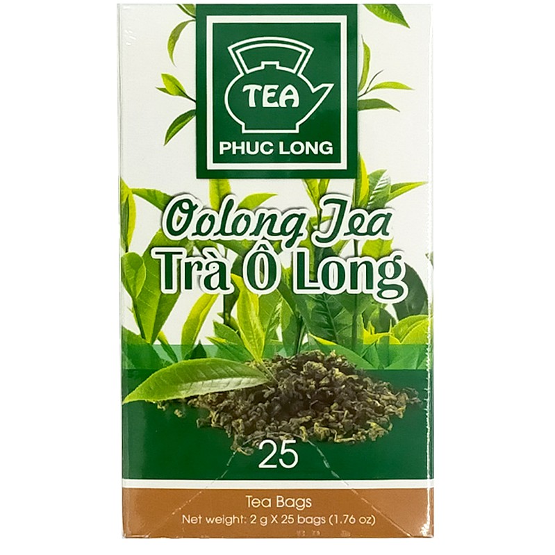 1 Hộp Trà Ôlong (oolong) Túi Lọcn Phúc Long 25 Gói x 2gr