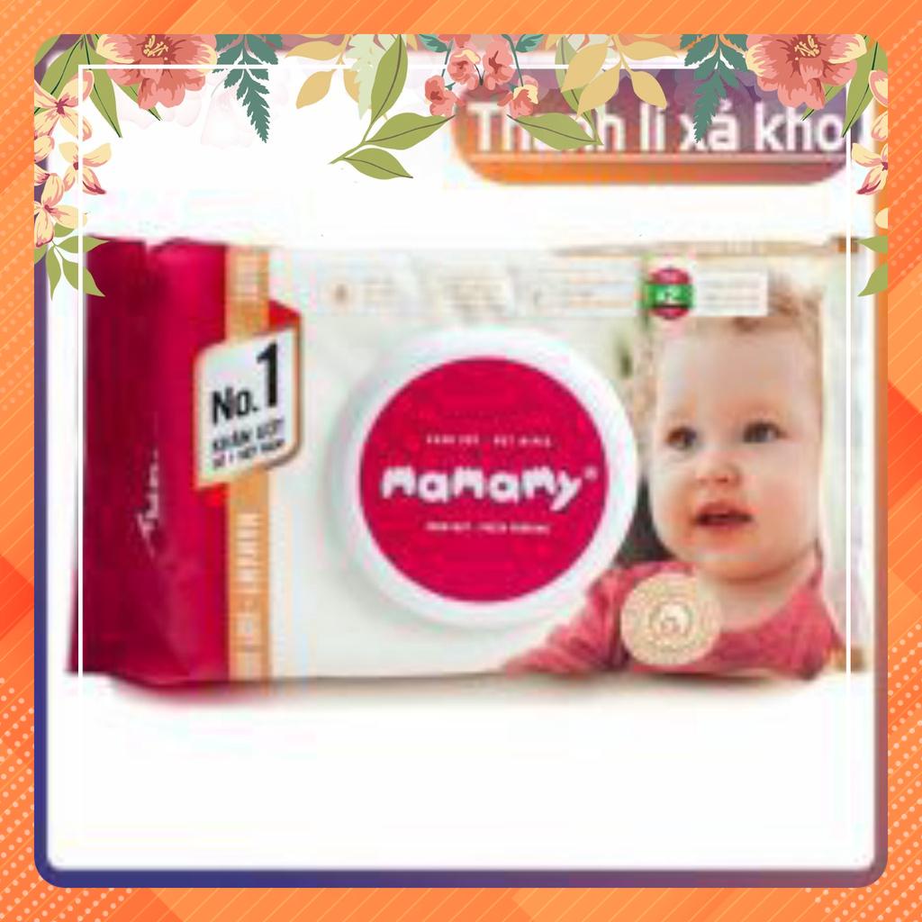 Khăn ướt Mamamy 100 tờ có nắp (mẫu mới nhất)