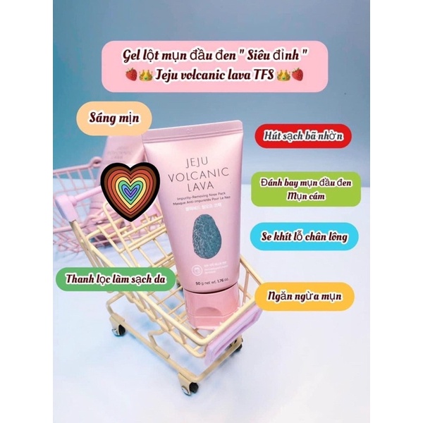 [FREE SHIP] Mặt Nạ Lột Mụn Đầu Đen Mụn Cám The Face Shop 50g