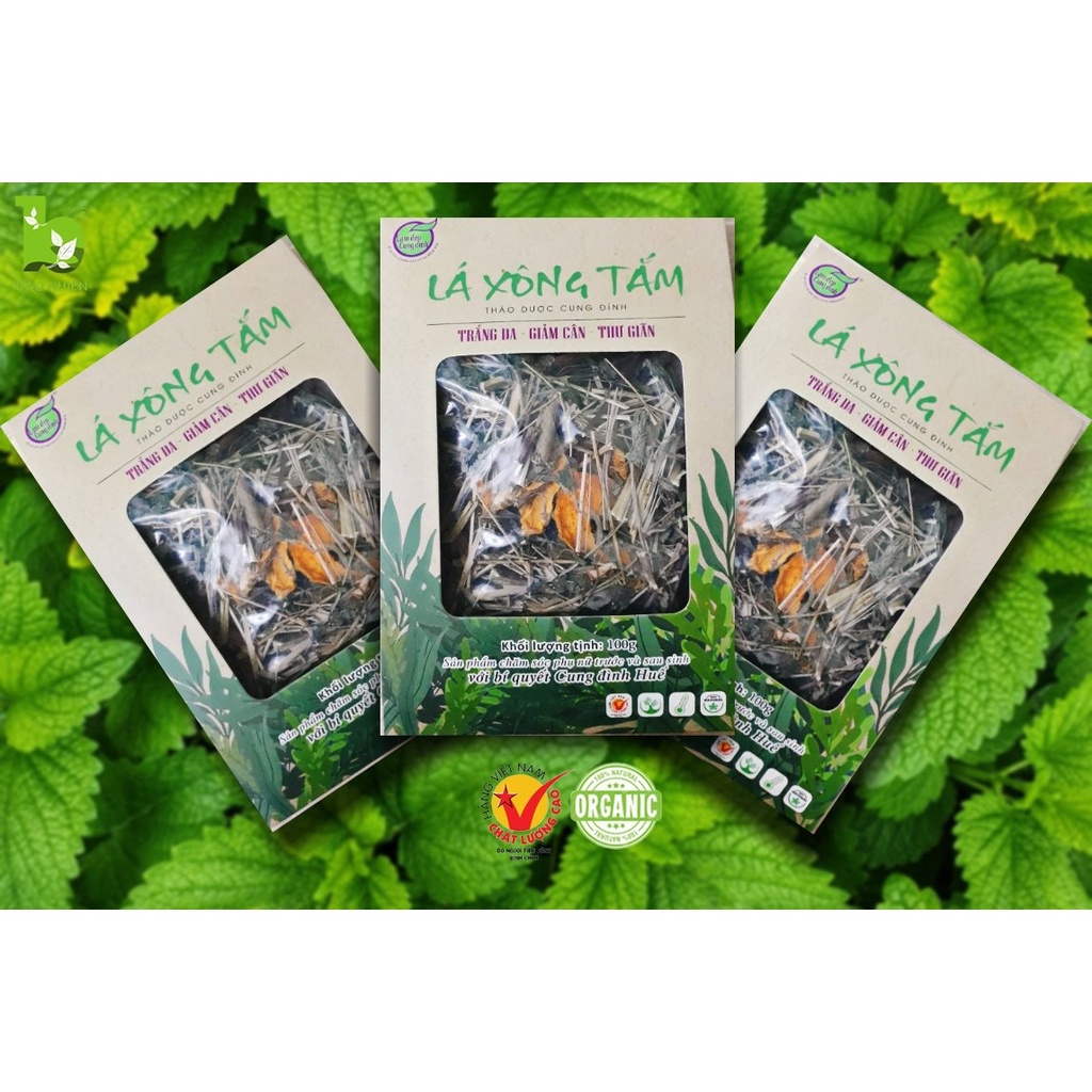 Lá xông tắm thảo dược Cung Đình