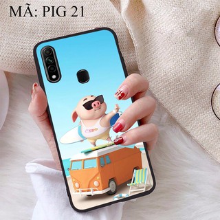 Ốp lưng Oppo A31 2020 viền dẻo TPU BST Lợn Tết