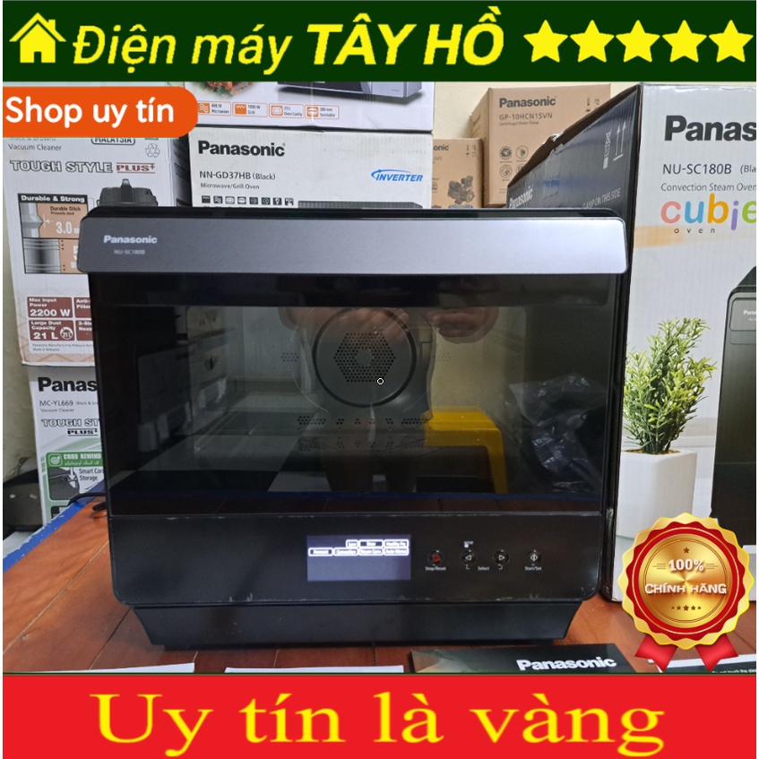 [HÀNG CHÍNH HÃNG] Lò hấp nướng chiên không dầu Panasonic NU-SC180BYUE