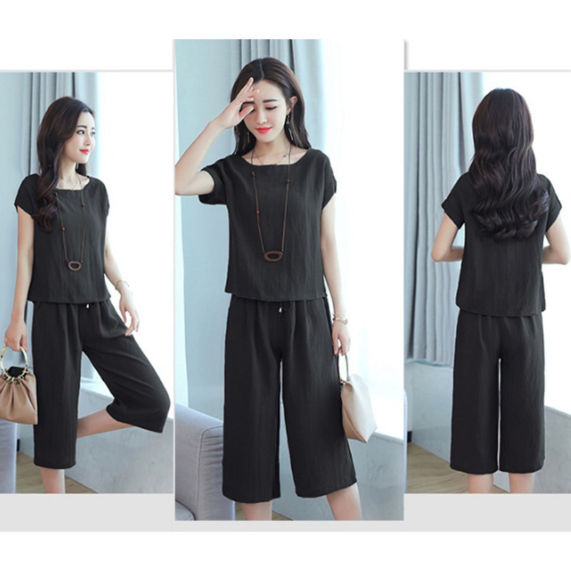 [HOT] Set bộ lửng summer đen cánh dơi tay lật H1718 | BigBuy360 - bigbuy360.vn