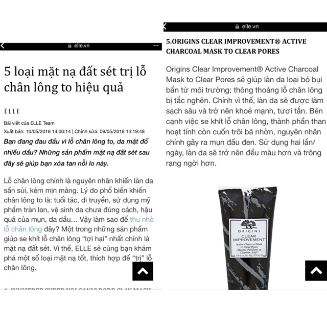 Mặt nạ Than Origins Clear Improvemenr Active Charcoal mask