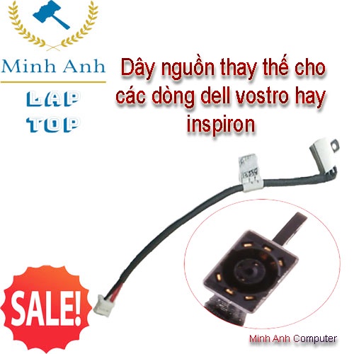 Dây Cáp Nối Nguồn DC Thay Thế Cho Laptop Dell vostro - Nối dây nguồn Dell inspiron