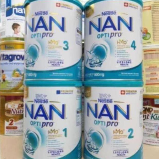 [Đóng thùng carton+Chèn xốp] Sữa Nan Nga đủ số 1,2,3,4 800g Date update mới nhất