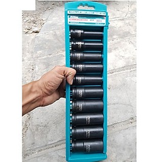 Bộ đầu tuýp 1/2 inch gồm 10 chi tiết 78mm total thkisd12102l bộ tuýp dài