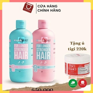 [MUA 1 TẶNG 1] Cặp 2 chai dầu gội xả HAIR BURST xanh-hồng