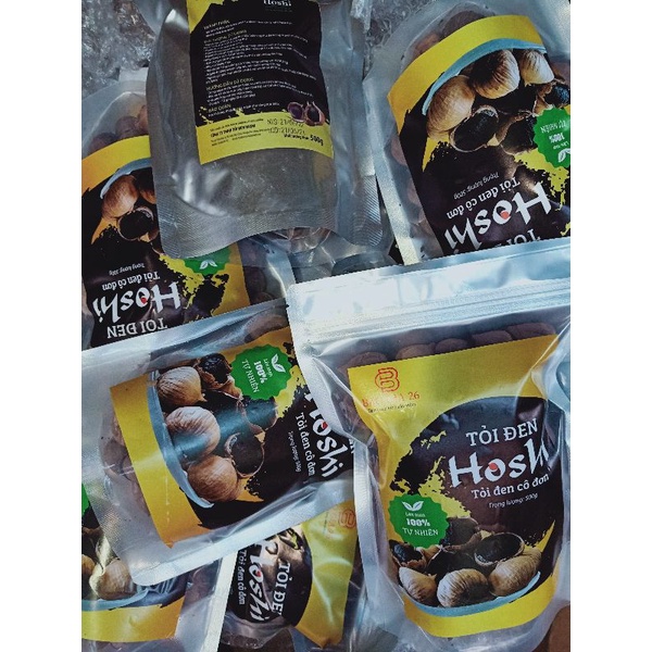 TỎI ĐEN CÔ ĐƠN 500G HOSHI ngon dẻo bao ăn