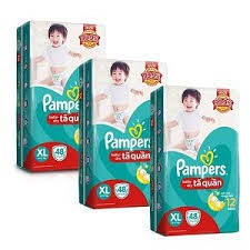 Bỉm quần Pamper giữ dáng size đại M60, L 54, Xl 48, XXL 44
