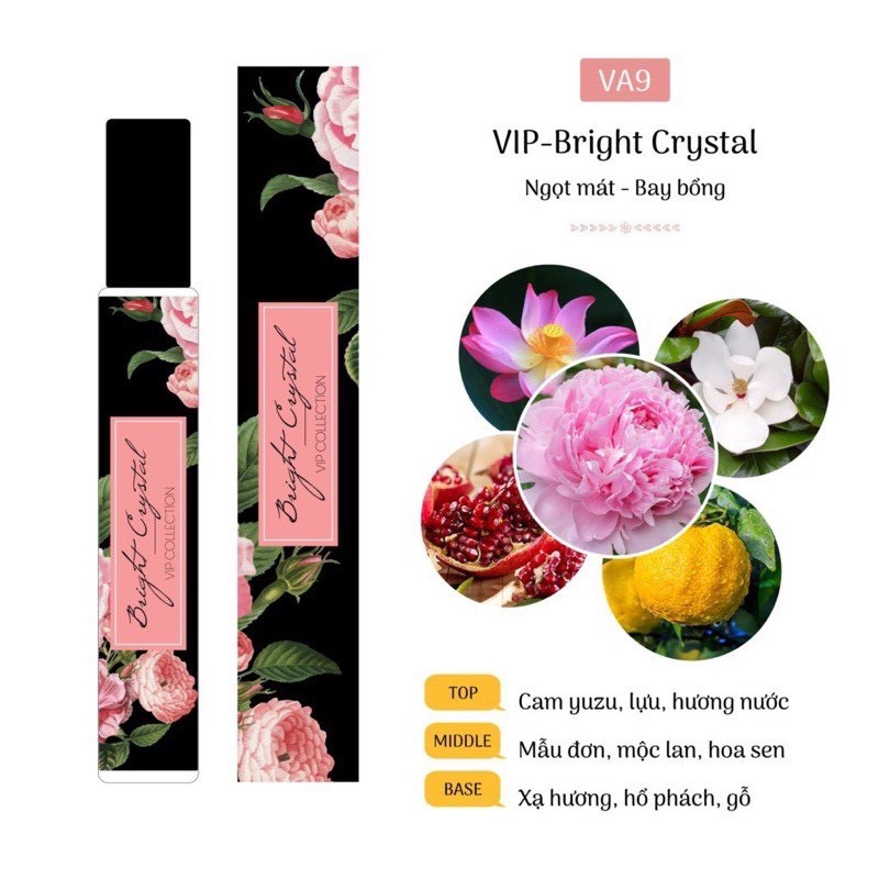 Bright Crystal - Tinh dầu nước hoa cao cấp dành cho Nữ