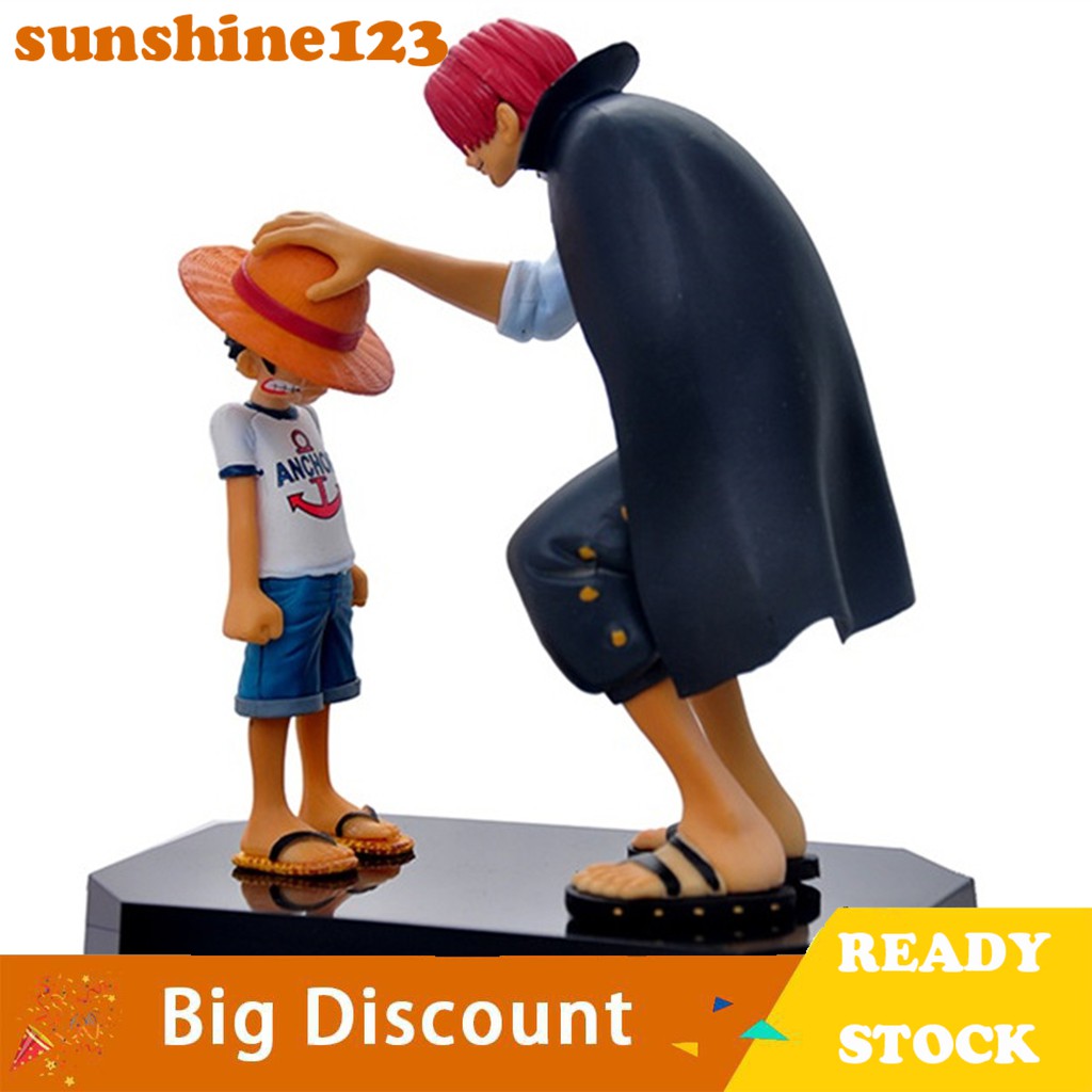 [Figure&Toy]Anime One Piece Luffy Shanks Model Toys Home Decoration Collection Supplies