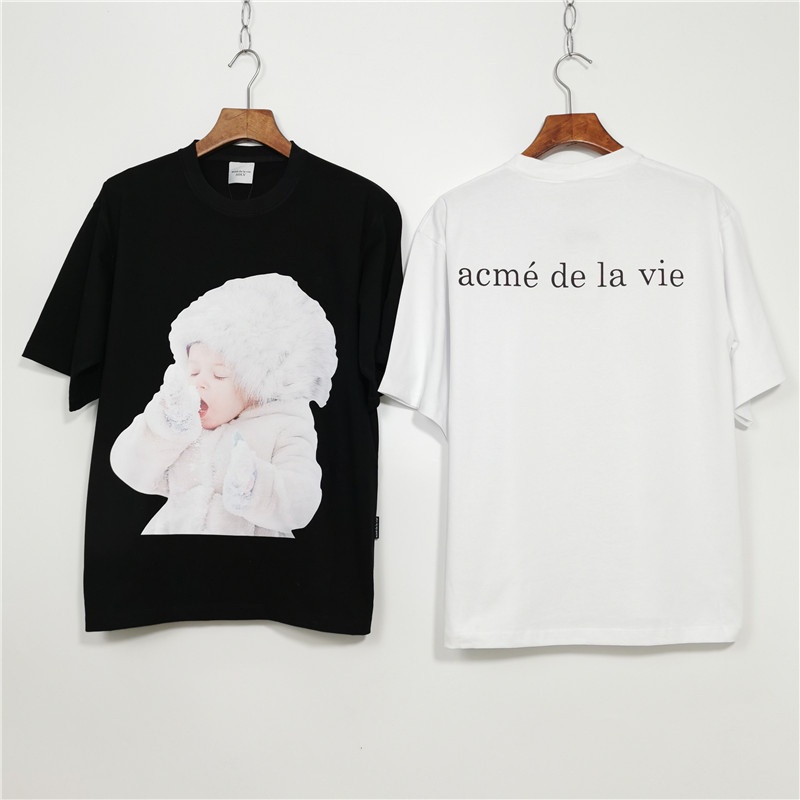 Áo Thun Cotton Tay Ngắn Dáng Rộng In Chữ Adlv Thời Trang Dành Cho Nam Và Nữ