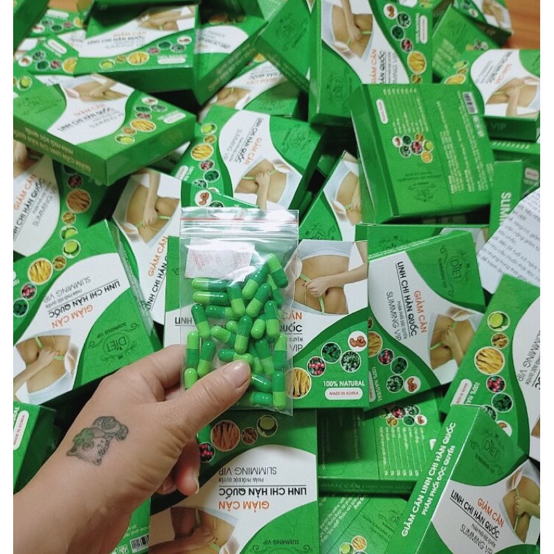 Giảm Cân Linh Chi Hàn Quốc ( Giảm 3-5kg )