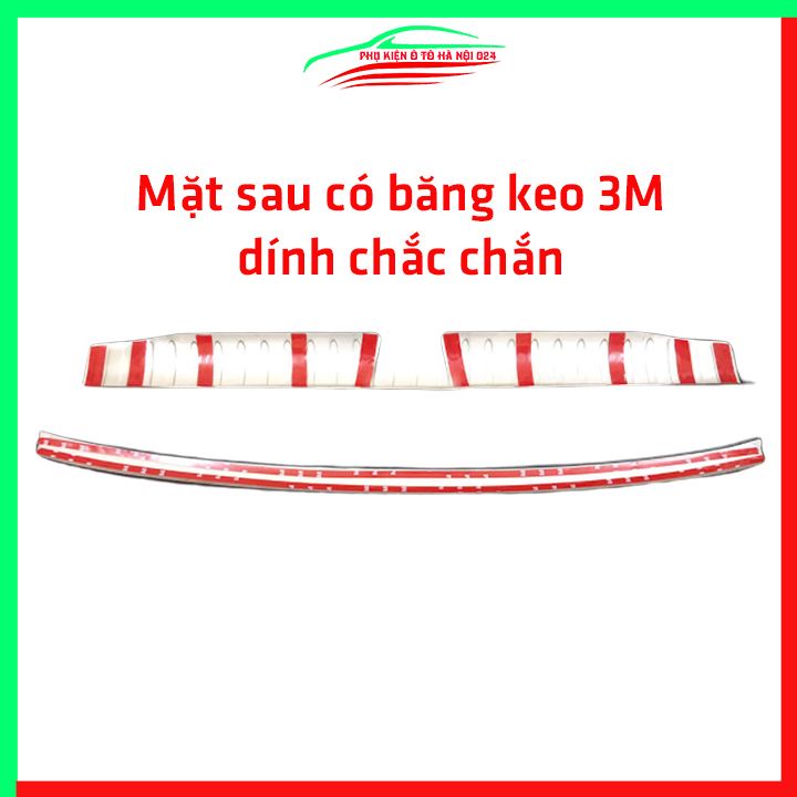 Ốp chống trầy cốp City 2015-2020 inox sáng bóng