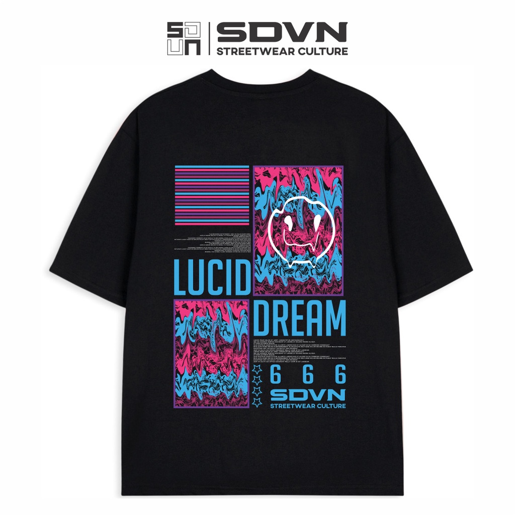 Áo Thun Unisex Nam Nữ Form Rộng SDVN Lucid Dream