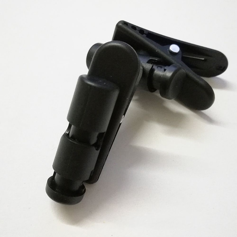 1 kẹp giữ dây tai nghe bằng nhựa màu đen có thể xoay