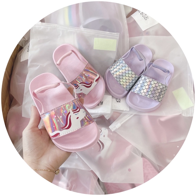 Dép Sandal quai hoạ tiết con vật siêu xinh cho bé