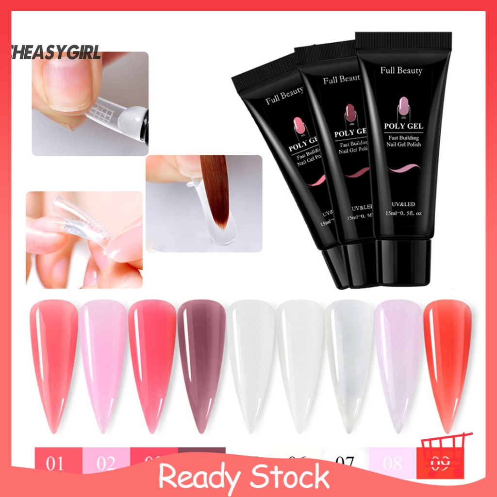 Gel đắp móng tay trong suốt nhanh chóng tiện dụng